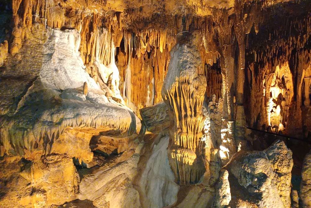 The Crystal Cave property was listed for sale in 2020, according to past reporting.